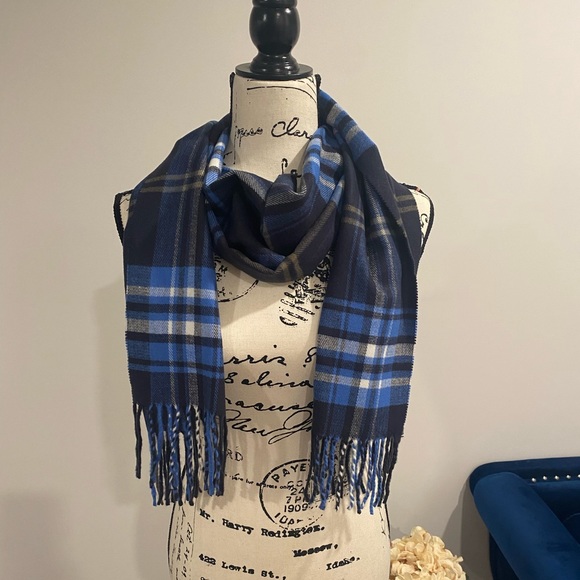 ✨SOLD OUT!✨NEW✨SALE✨UNISEX✨5⭐️ BOUTIQUE CHIC LUXURY 100% CASHMERE CLASSIC SCARF - Picture 4 of 12
